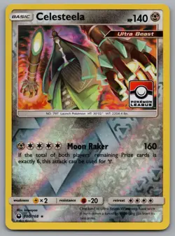 Celesteela Pokemon League 100/168 Promo League & Championship Reverse Holo LP - Image 1