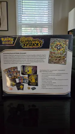 Pokemon Scarlet & Violet Surging Sparks Elite Trainer Box ETB - Factory Sealed - Image 2