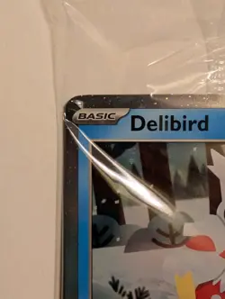 Delibird 046/193 Pokemon Holiday Calendar 2025 Snowflake Stamp SEALED w SWIRL ❄ - Image 4