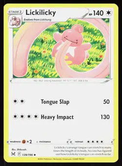 Lickilicky 139/196 Uncommon Lost Origin Pokemon NM - Image 1