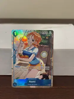 One Piece CCG Bandai Nami P-053 Promotion Holo Promo 1000 HP 1 Cost-alt - Image 1