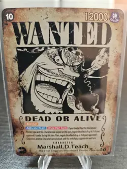 Marshall.D.Teach OP09-093 Wanted Poster Emperors in the New World One Piece TCG - Image 1