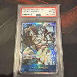 2025 One Piece Op13-Carrying On His Will Edward Newgate PSA 10 #042 - Image 1