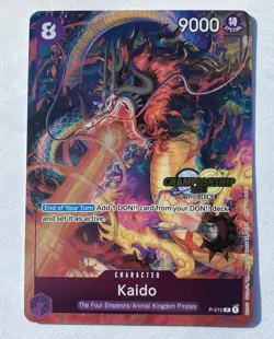 Kaido P-010 EN ONE PIECE TCG 2023 Championship-NM - Image 1