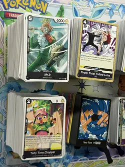 One Piece Card Game Bulk Lot 1820+ Total Cards 1500+ Non Holo 260+ Holo 61 Don/L - Image 5
