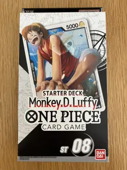 ST-08 Monkey D Luffy Starter Deck (One Piece TCG Trading Card Game) NEW & SEALED - Image 1