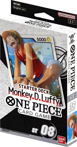 ST-08 Monkey D Luffy Starter Deck (One Piece TCG Trading Card Game) NEW & SEALED - Image 2