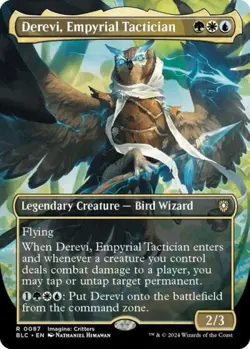 Derevi, Empyrial Tactician (Borderless) -Foil Near Mint MTG - Image 1