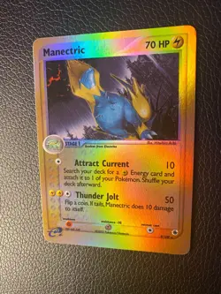 MANECTRIC Reverse Holo Rare 9/109 Pokemon Card 2003 EX Ruby & Sapphire - Image 1