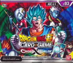 Dragon Ball Super Card Game Booster Box - Cross Worlds - DBS-B03 852906007634 - Image 1