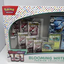 Pokemon TCG Blooming Waters Premium Collection Scarlet Violet 151 Factory Sealed - Image 2