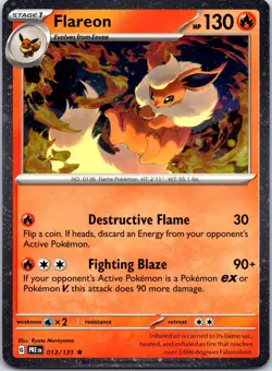Flareon - (Cosmos Holo) 013/131 Miscellaneous Cards & Products Rare NM - Image 1