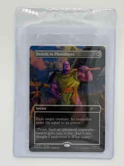 Magic The Gathering MTG Foil Swords To Plowshares P 001 Sealed Promo Thanos - Image 1