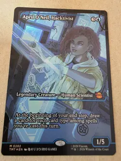 April O'Neil, Hacktivist - #282 Foil (Showcase) Teenage Mutant Ninja Turtles Mtg - Image 1