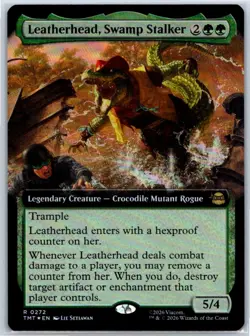 Leatherhead, Swamp Stalker (Extended Art) Foil Teenage Mutant Ninja Turtles 272 - Image 1