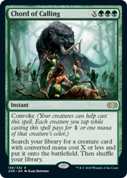 Mint/Near-Mint, English - 1 x MTG Chord of Calling - Foil Double Masters - Image 1