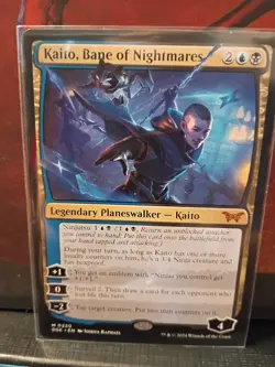 MTG Kaito, Bane of Nightmares, NM, English Duskmourn: House of Horror- *FRESH* - Image 1