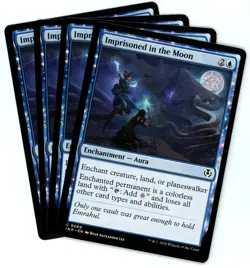 x4 Imprisoned in the Moon - Innistrad Remastered - MTG - NM/M - Image 1