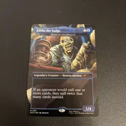 Secret Lair Mtg Iron Maiden Eddie The Judge Foil - Image 1