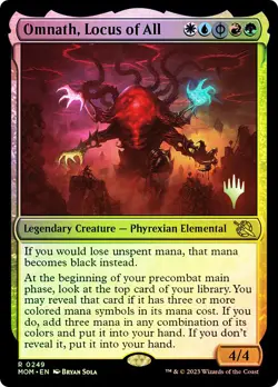 MTG FOIL Omnath, Locus of All(Promo Pack) (March of the Machine) - Promo #249 - Image 1