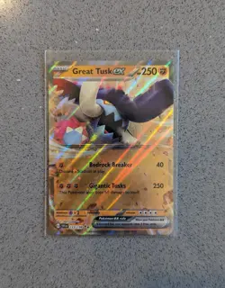 Great Tusk ex 123/198 SV1en Scarlet & Violet Pokemon TCG NM - Image 1