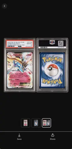 Pokemon Xerneas EX XY Black Star Promo XY149 PSA 10 Grade 2016 English*NEW CERT* - Image 3