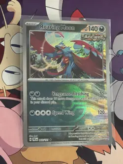 🔥Pokemon TCG Roaring Moon Poke Ball Pattern 065/131 Prismatic Evolutions NM+🔥 - Image 1