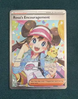 Rosa's Encouragement 123/088 SIR Perfect Order Pokemon - Image 1