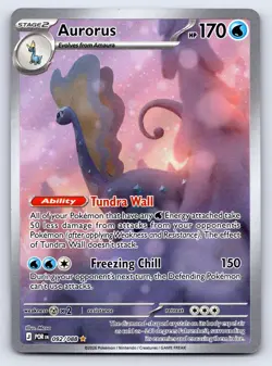 Aurorus 092/088 Holo Illustration Rare Perfect Order Pokemon Near Mint - Image 1
