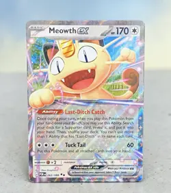 Pokemon Meowth Ex #062/088: Mega Evolution Perfect Order (Read Description) 🔥 - Image 1