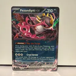 Pokemon Fezandipity EX HP210 # 142/217 Ascending Heroes Halo - Image 1