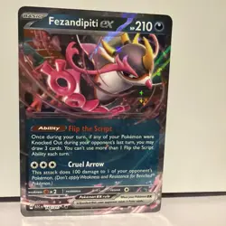 Pokemon Fezandipity EX HP210 # 142/217 Ascending Heroes Halo - Image 3