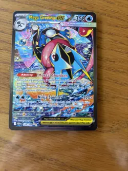 Mega Greninja ex SIR 116/086 English Pokemon TCG Chaos Rising - Image 1