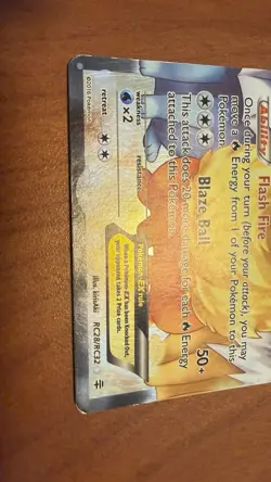 Pokemon Flareon EX Full Art Holo Ultra Rare RC28/RC32 Generations - Image 4
