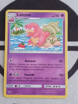 Pokemon Karte Lahmus 49/145 Sonne & Mond Stunde der Wachter Deutsch Pokemon - Image 3