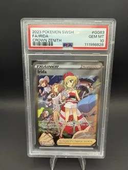 PSA 10 - Pokemon 2023 Irida GG63/GG70 Crown Zenith - Image 1