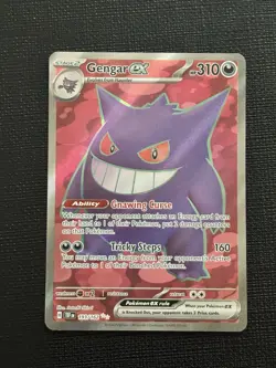 Pokemon TCG Gengar EX Temporal Forces Ultra Rare 193/162 NM Pack Fresh - Image 1