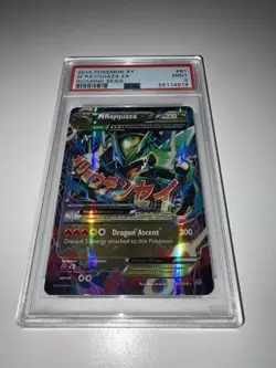 2015 Pokemon Mega Rayquaza EX 61/108 Roaring Skies MT PSA 9 - Image 1