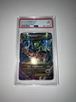2015 Pokemon Mega Rayquaza EX 61/108 Roaring Skies MT PSA 9 - Image 2