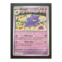 Pokemon TCG Gengar 094/165 SV Scarlet & Violet 151 Rare Reverse Holo EN - Image 1