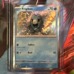 Pokemon TCG Frigibax 128/091 Sv: Paldean Fates Shiny Rare Holofoil Near Mint - Image 1
