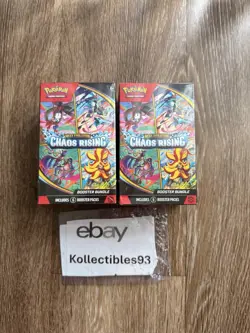 2x Pokemon TCG - 2026 Mega Evolution Chaos Rising Booster Bundle 6 Packs Sealed - Image 1