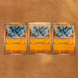 Lot of 3 Riolu Mega Evolution 076/132 - Image 1
