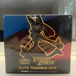 Sealed - Pokemon Sword & Shield TCG Crown Zenith Elite Trainer Box ETB - Image 1