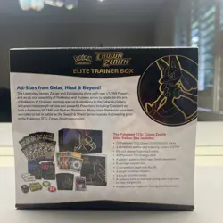 Sealed - Pokemon Sword & Shield TCG Crown Zenith Elite Trainer Box ETB - Image 3