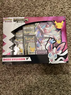 Pokemon TCG: Celebrations Dark Sylveon V Collection Box New Factory Sealed - Image 1