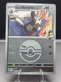 Pokemon TCG -Larry's Staravia 169/217 Ascended Heroes Reverse Holo [gls0119] - Image 1