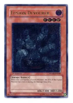 Fusion Devourer - STON-EN020 - Ultimate Rare - Unlimited Edition LP Yugioh Boost - Image 1