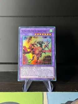 YUGIOH SKY GALLOPING GAIA THE DRAGON CHAMPION SUPER RARE MIL1-EN010 1ST EDITION - Image 1