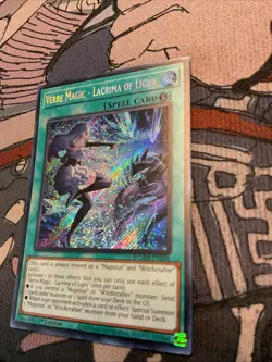 Yu-Gi-Oh!-Verre Magic Lacrima of Light-Secret Rare 1st Edition-BLMM-EN046 - Image 2
